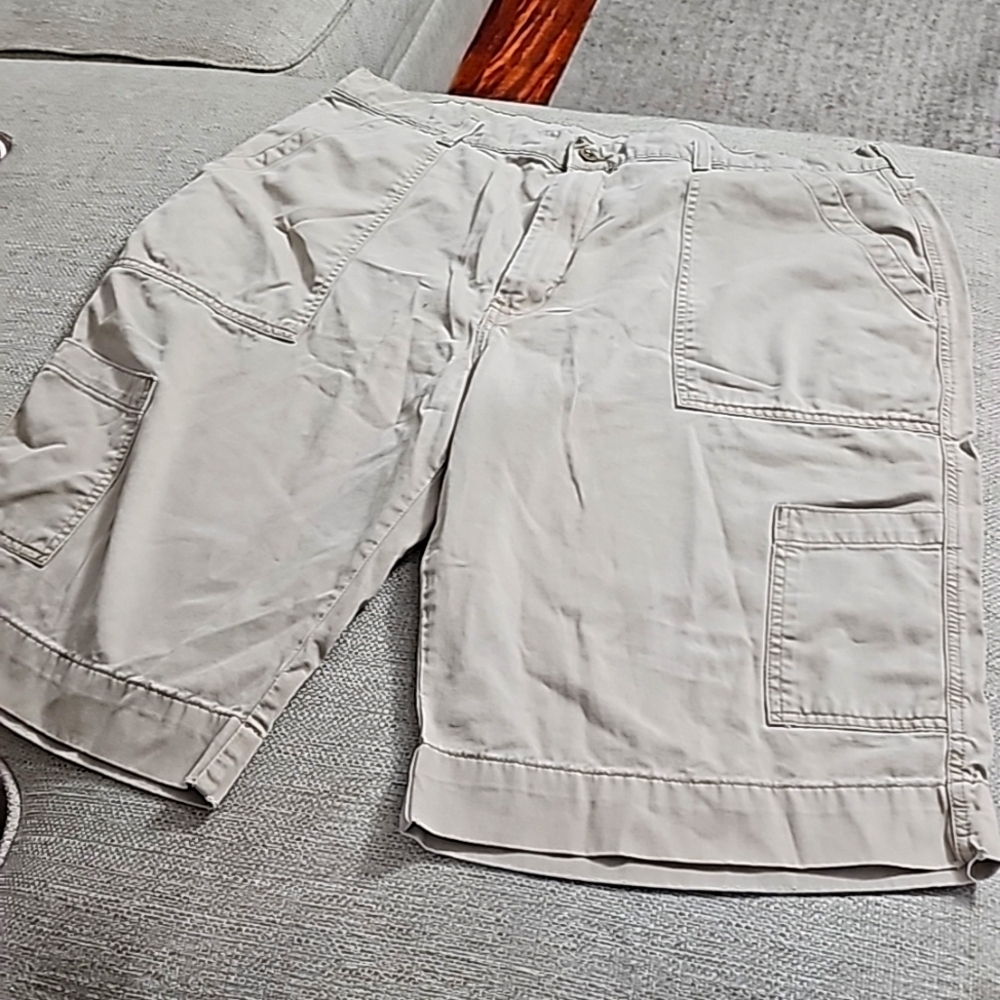 RALPH LAUREN Polo Jeans Co Khaki Cargo Shorts sz 40